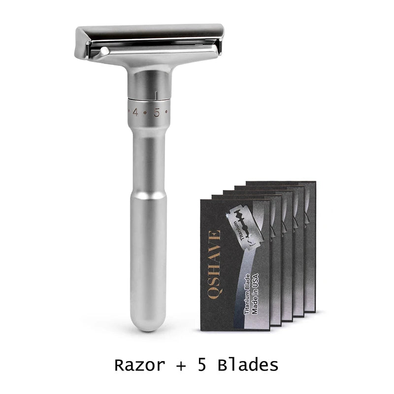 QShave Adjustable Safety Razor
