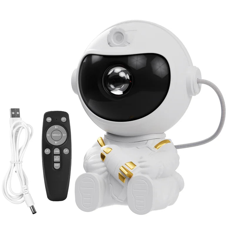 LED Galaxy Star Projector – Astronaut Starry Sky Night Light