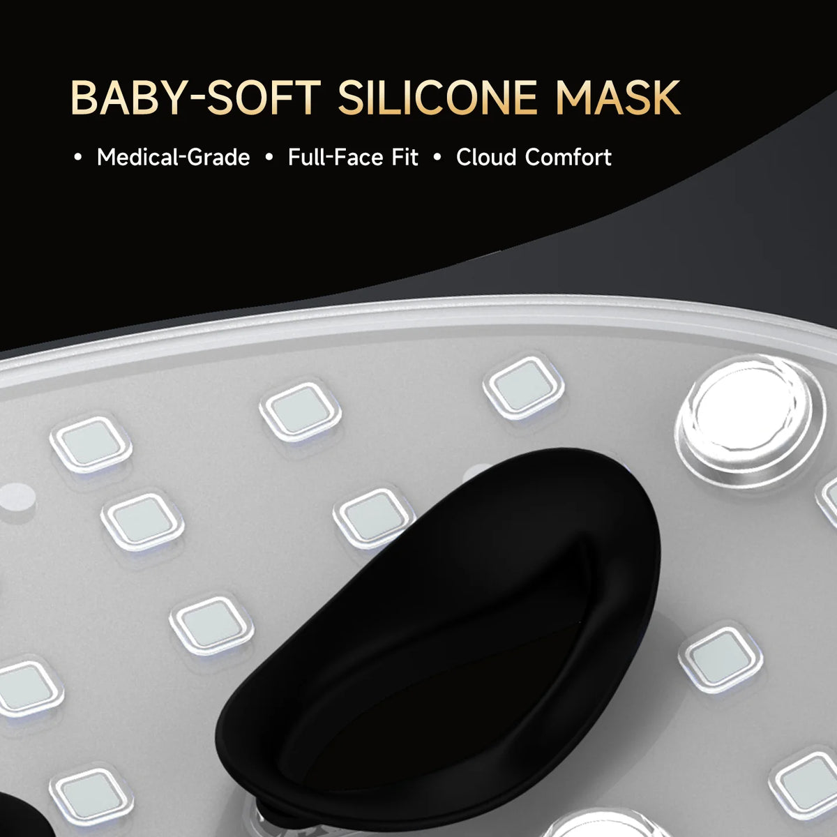 LED Red Light Therapy Face Mask with Vibration Massage 4 Light Modes Infrared Beauty Treatment for Skin Care Anti-Aging