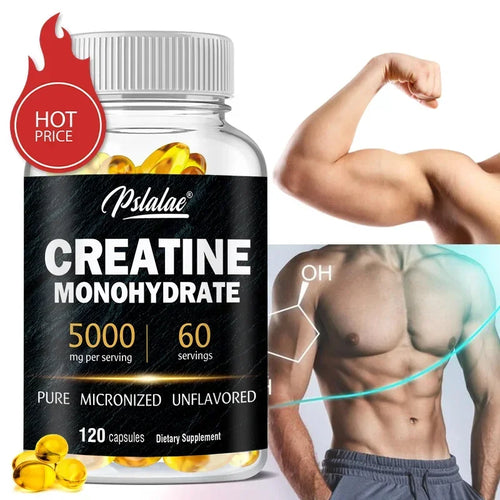 Creatine Monohydrate - Improves Athletic Performance, Strength, Endurance and Muscle BuildingSupplements