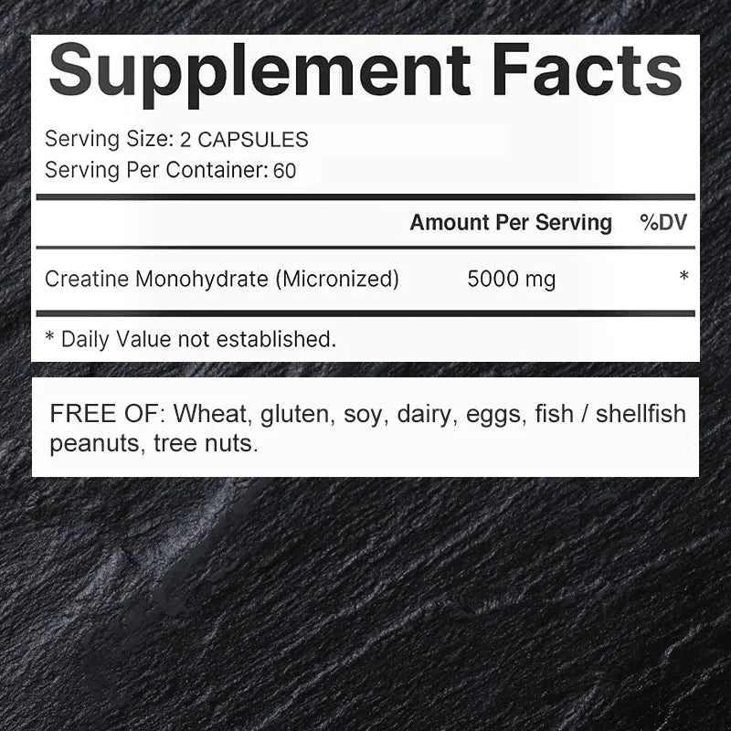 Creatine Monohydrate - Improves Athletic Performance, Strength, Endurance and Muscle BuildingSupplements