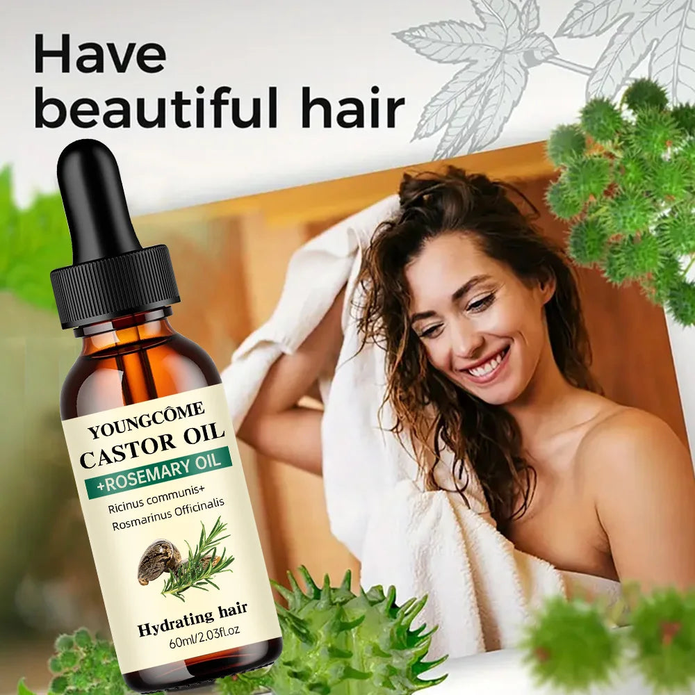 Castor & Rosemary Hair Growth Oil