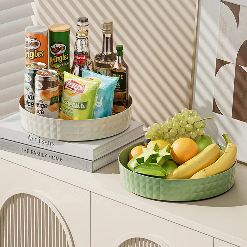 360° Rotating Spice Rack Organizer – Non-Slip Cabinet & Pantry Turntable