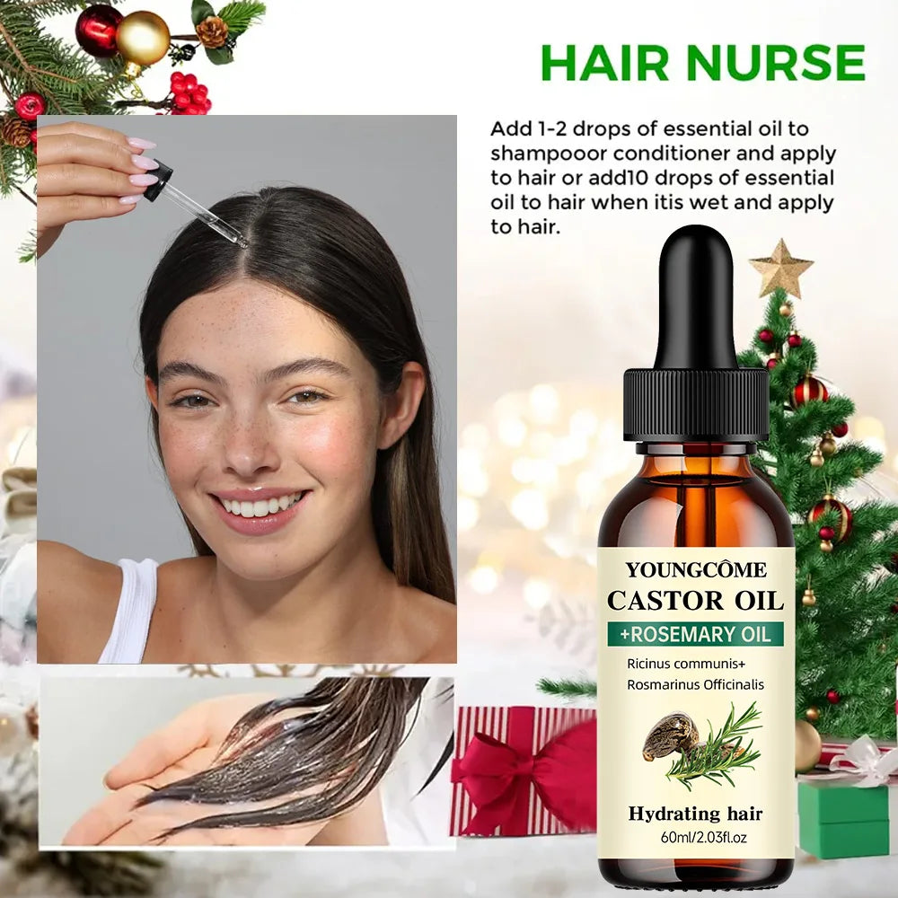 Castor & Rosemary Hair Growth Oil