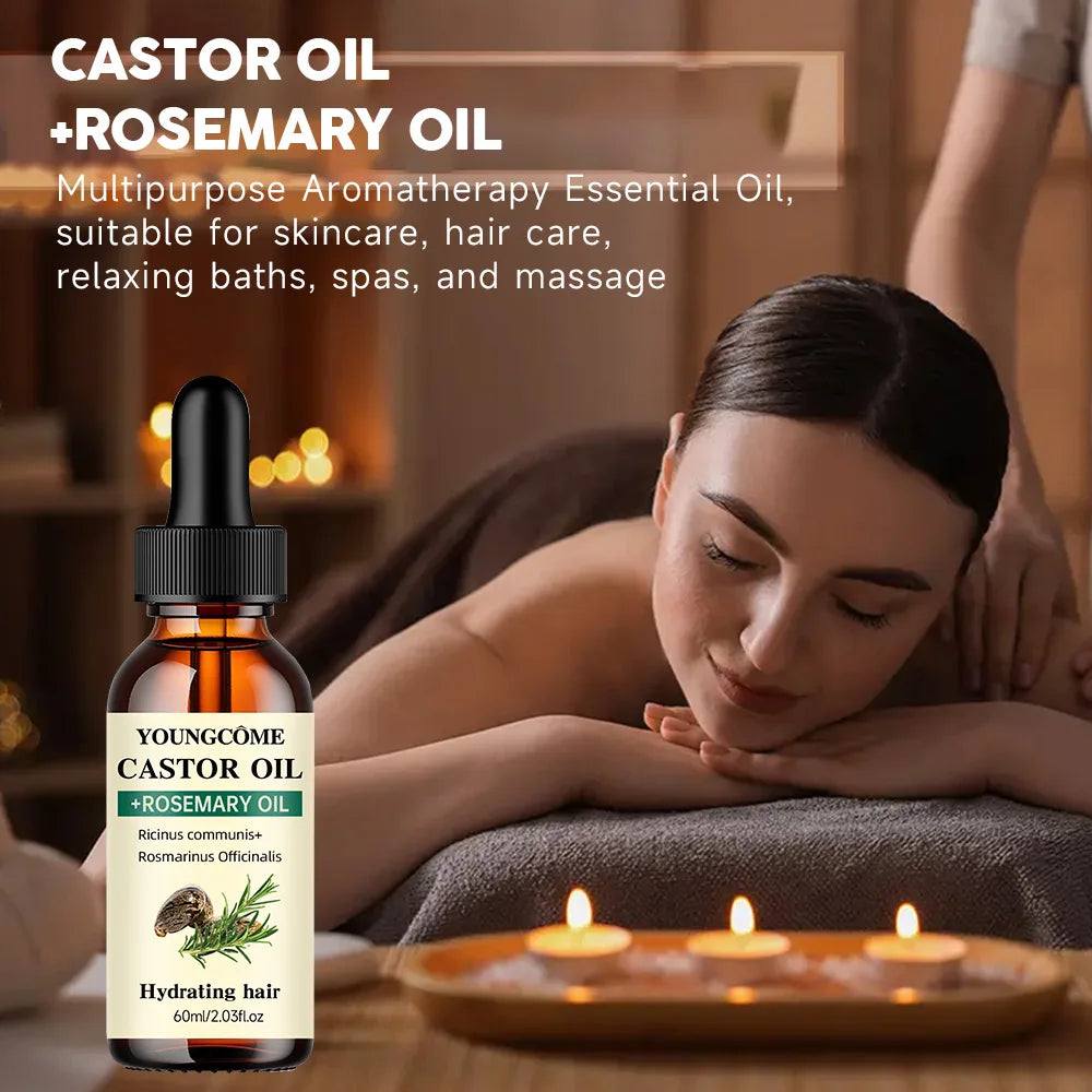 Castor & Rosemary Hair Growth Oil